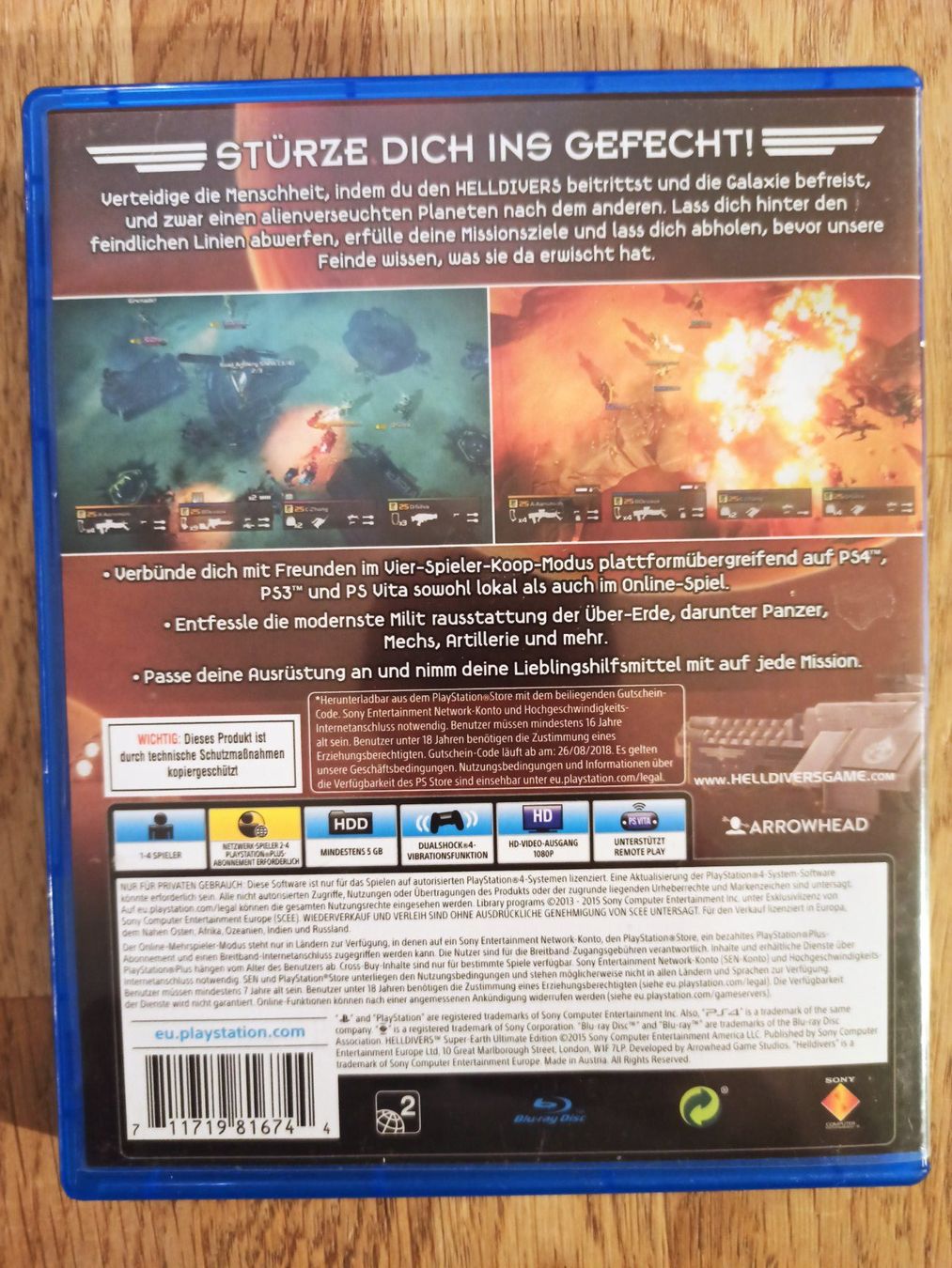 Giochi: Helldivers PS4 / PS5 – Usato da Oberweningen venduto da mar_87mx 1