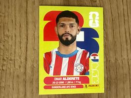 Panini FIFA World Cup 2026 Sticker Omar Alderete PAR 7