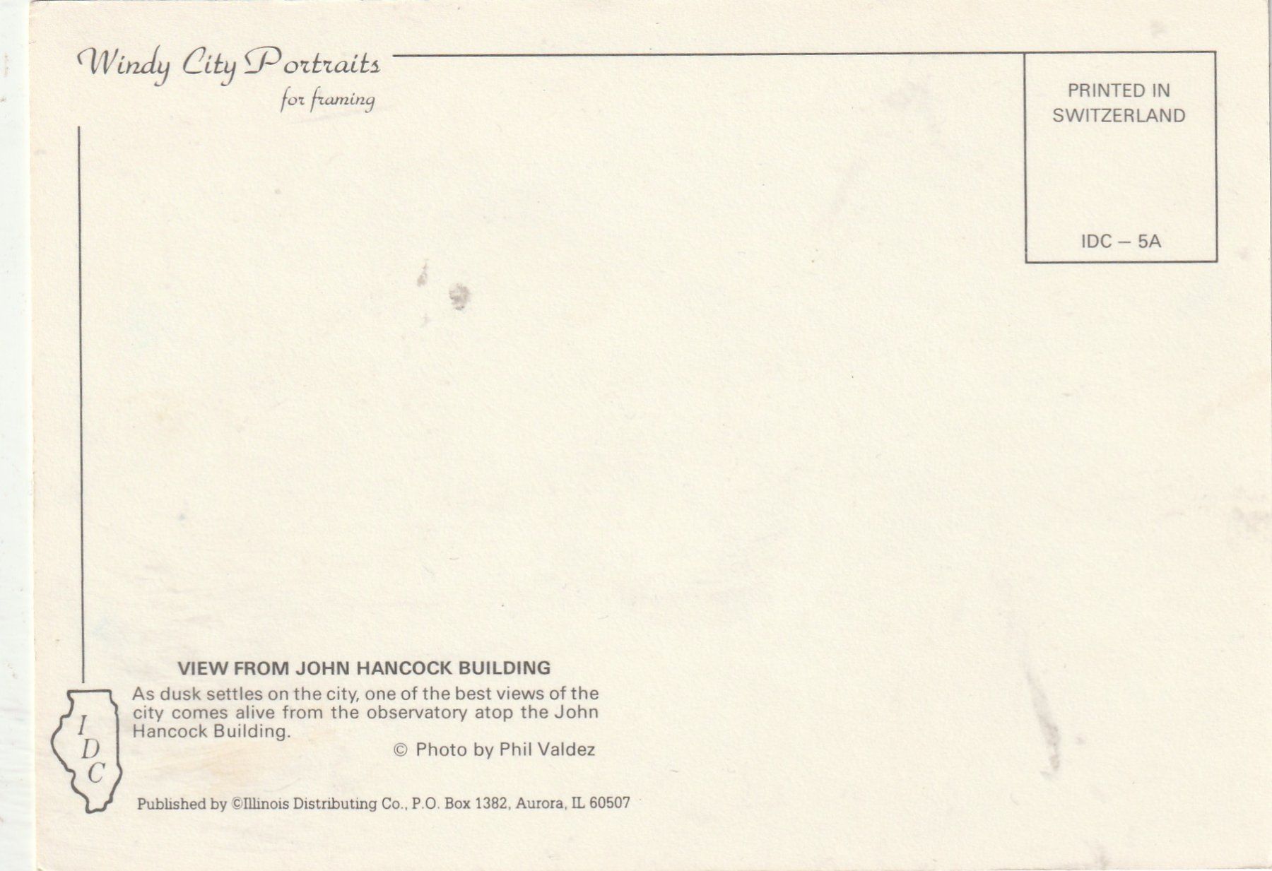 Cartoline postali: Windy City – Usato da Lumbrein venduto da made02 1