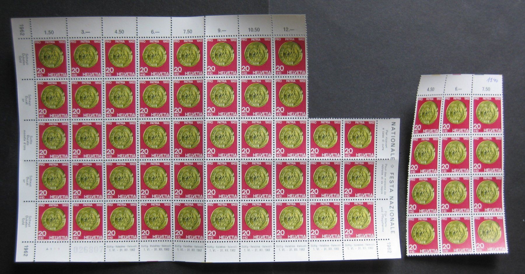 Tous les timbres: PP 1962 postfrisch – Neuf (Voir description) à Frauenfeld par Interessent1 2