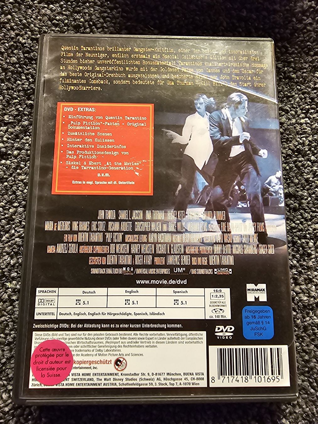Tutti i DVDs: DVD Pulp Fiction (23234) – Usato da Ruswil venduto da jan_bxl5 1