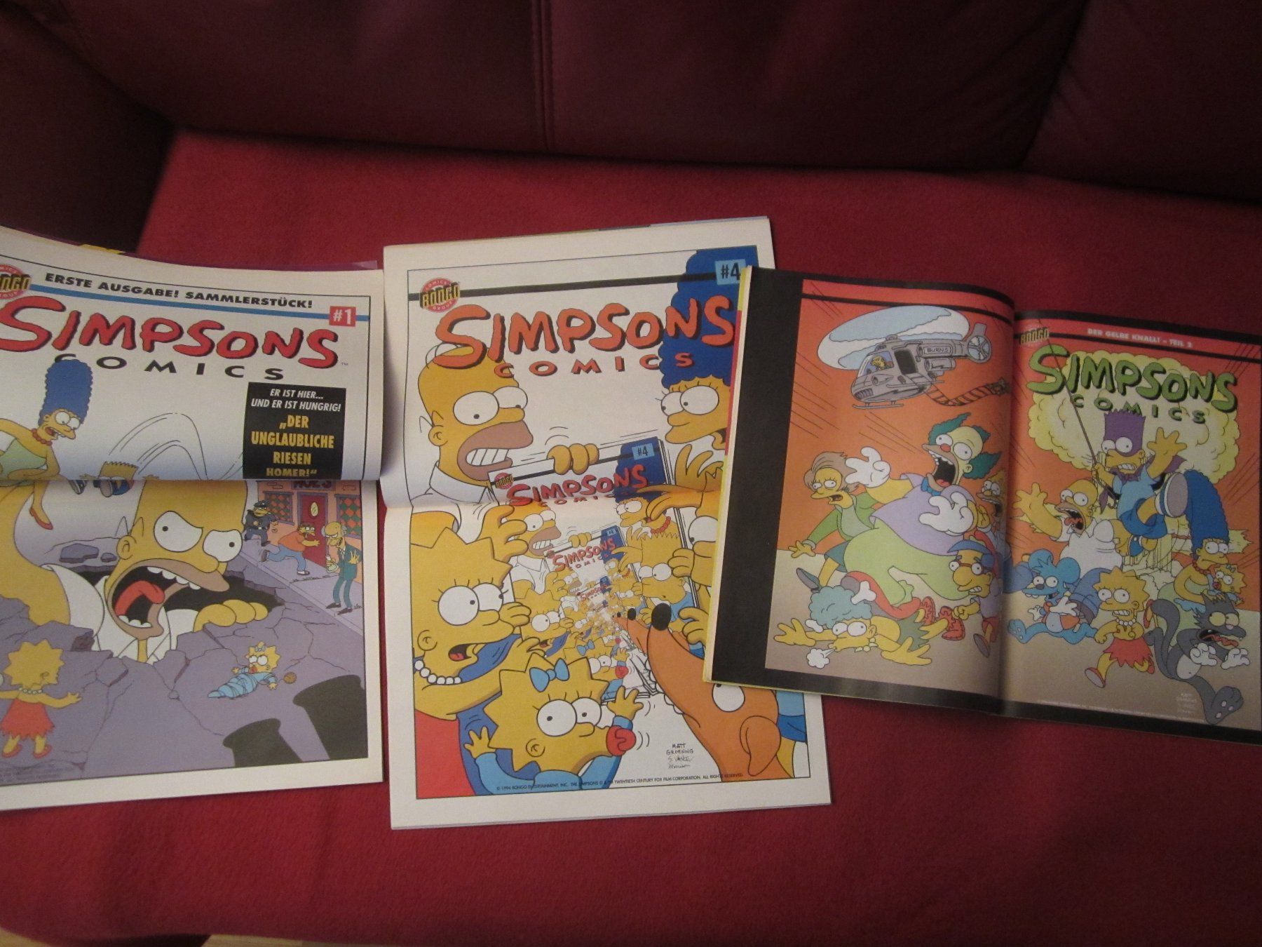 Fumetti: 3 X SIMPSONS COMIC CLASSICS NR. 1 BIS 3  MIT POSTER!!! – Usato da Volketswil venduto da nemo2000 2
