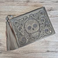 Carolina Crowley pochette cuir comme neuve