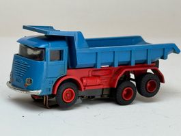 GB5- Faller AMS Büssing Kipp LKW blau