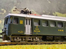 legendärer SBB Schnellzug 4 tlg. mit Triebwagen RBe 4/4 _ N