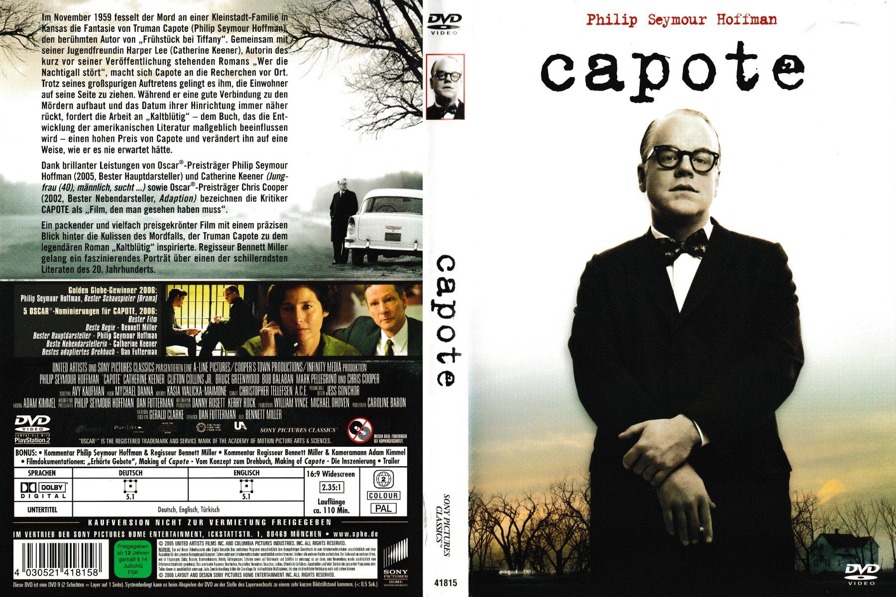 Alle DVDs: DVD - Capote – Gebraucht aus Langnau am Albis von MediaRescuerKeLoX
