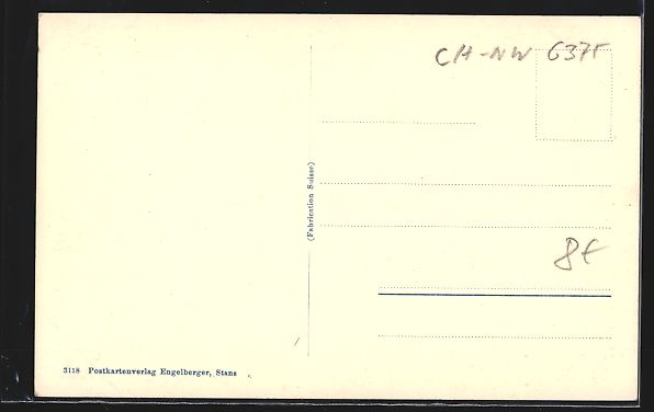 Cartoline postali: Beckenried am Vierwaldstättersee, Ermit – Usato da Berlin venduto da bartko-reher 1