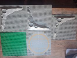 4 lego vintage mondplatten space 1 Grundplatten