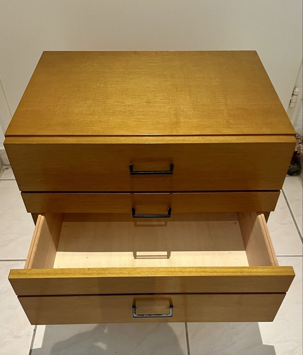 Cassettiere: Mid-Century Modern Kommode 2 Schubladen  – Usato da Hunzenschwil venduto da Madachica 8