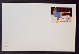 POSTKARTE USA OLYMPIA 1980