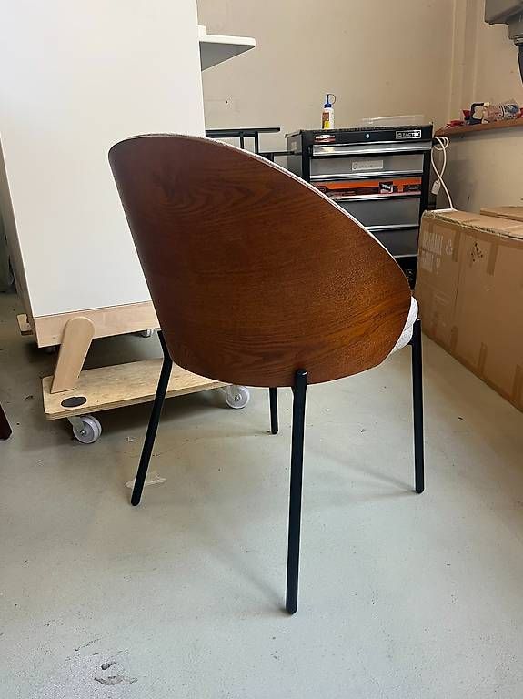 Kave Home Chaises: Kave Home Eamy Stuhl aus hellbrauner Chenille – Neuf (Voir description) à Zollikofen par uniqueroom 4