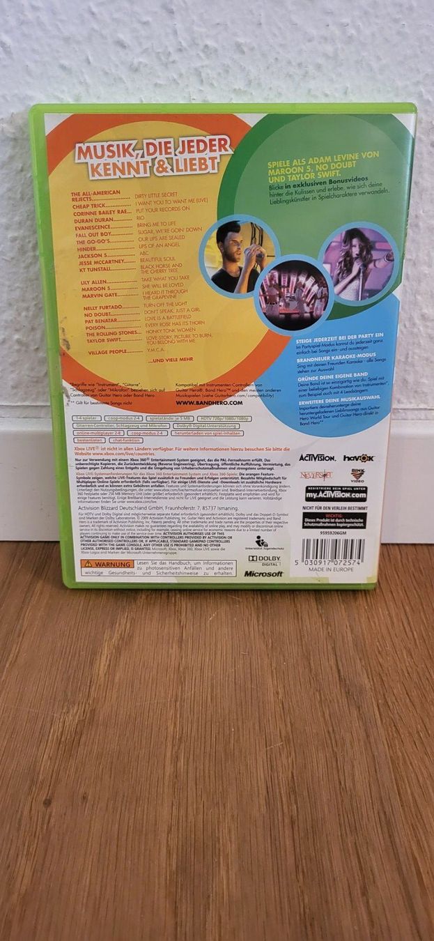 Microsoft Spiele: Xbox 360 - Band Hero – Gebraucht aus Münsingen von DigitaleSpielecke 1