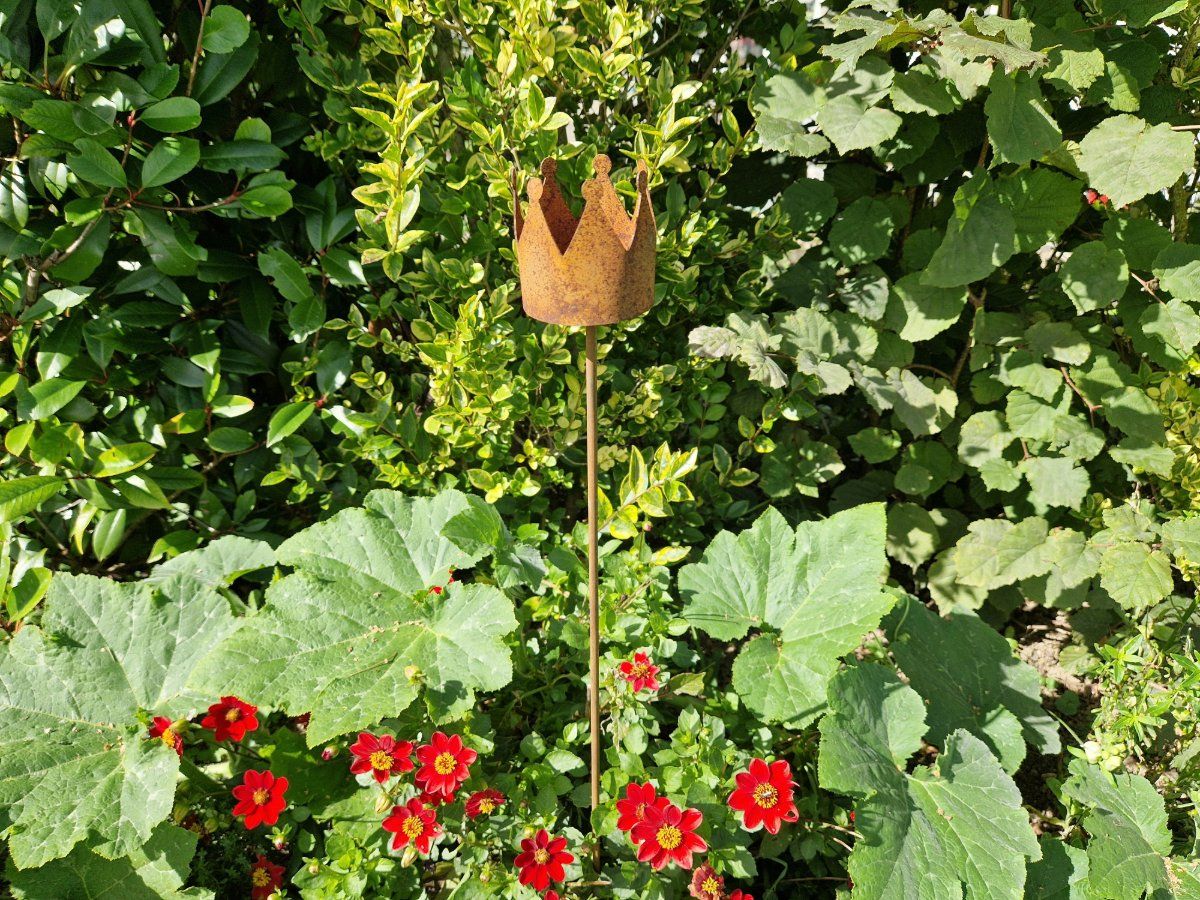 Tutte le decorazioni: Krone Stecker Rost Höhe 107cm D: 7cm – Nuovo e nell'imballaggio originale da Matzendorf venduto da Gartendeko-Shop 2