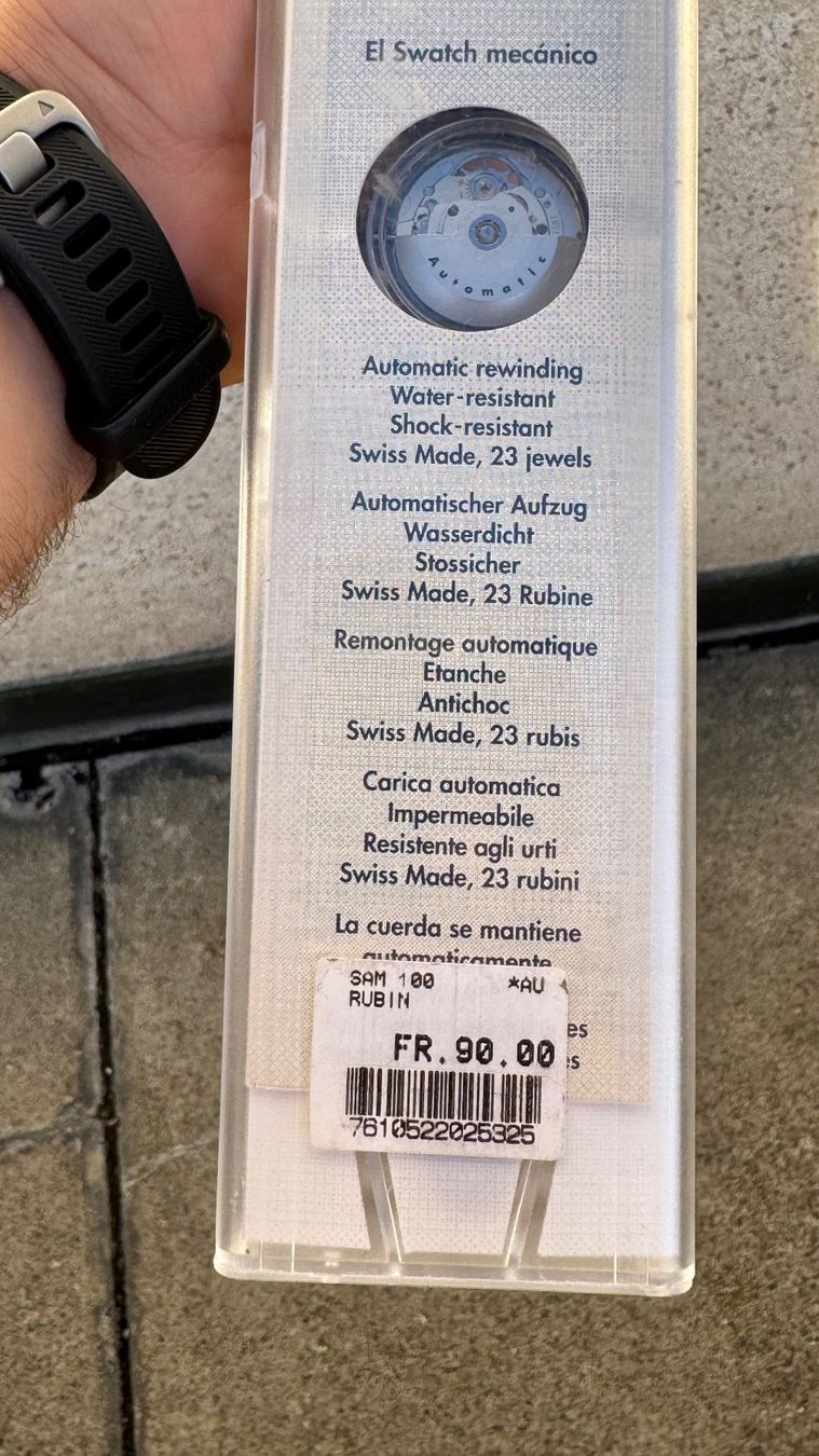 Swatch Montres: SWATCH Automatic "RUBIN" (SAM100) - NEU mit Box – Neuf avec emballage d'origine à Birsfelden par Berg41_7 4