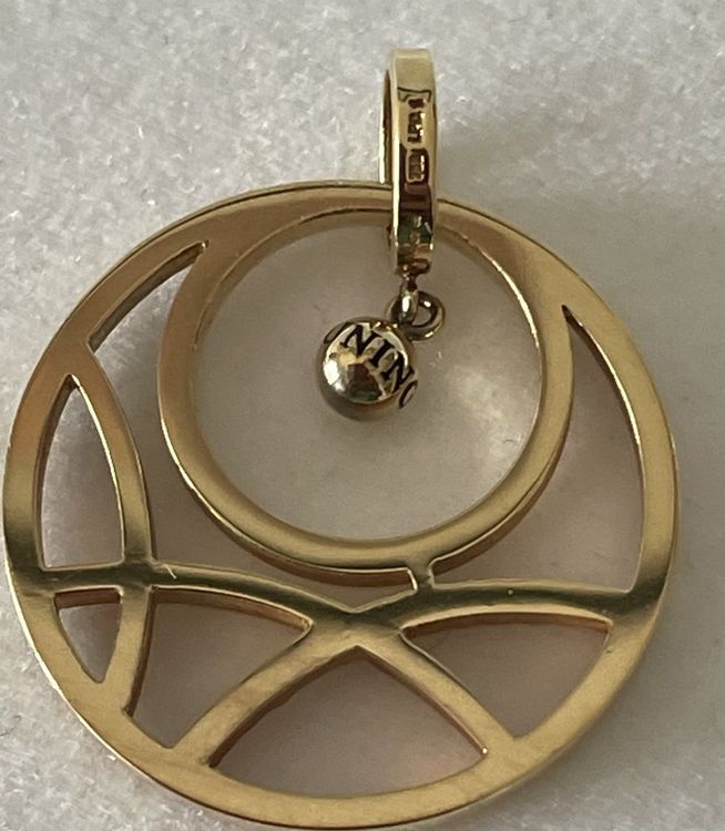Anhänger: Wunderschöner Breuning Anhänger 18kt. GG mit Brillanten – Neu und originalverpackt aus Hombrechtikon von Harosa 2