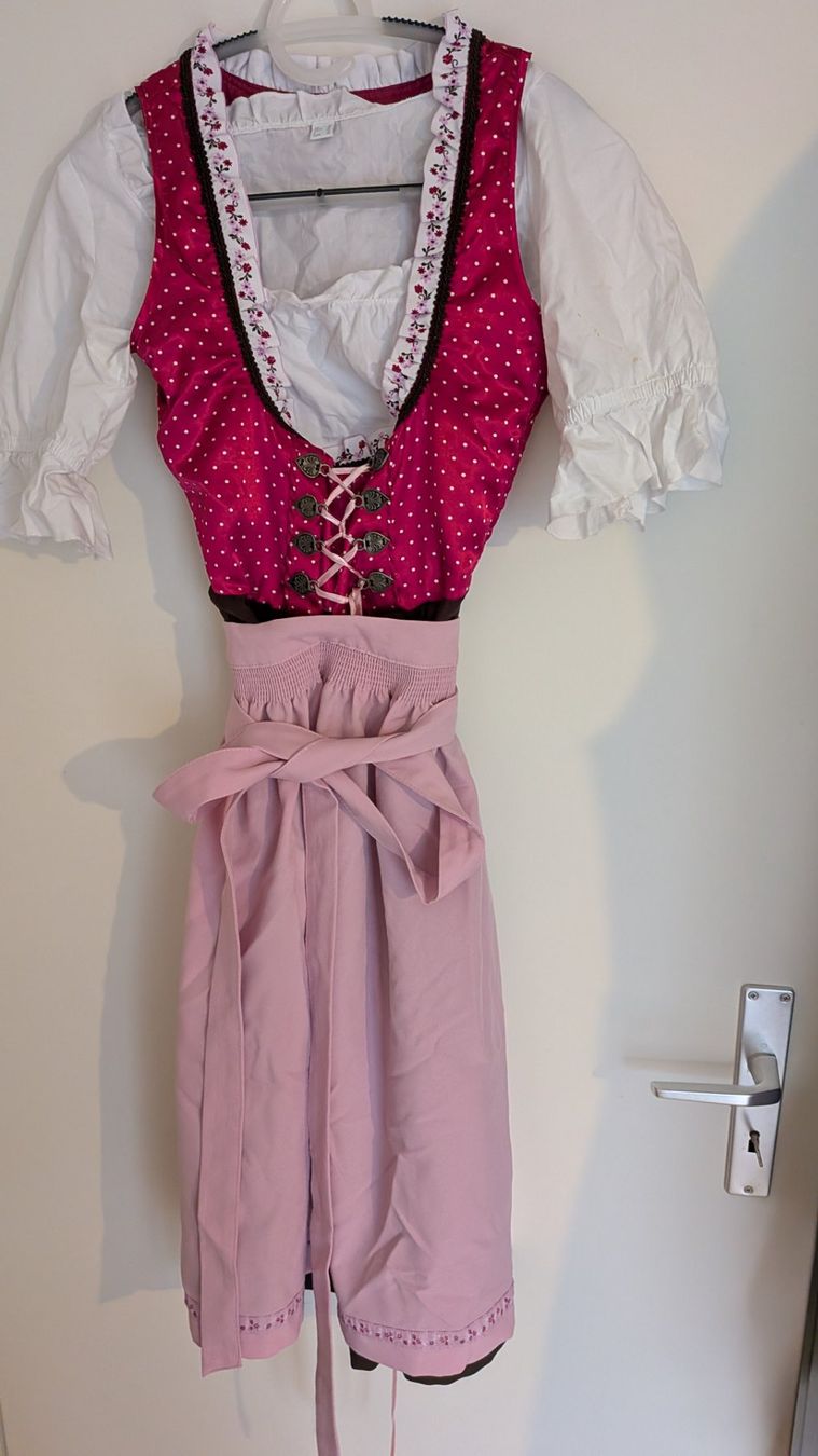 Tchibo Vestiti: Dirndl Gr. 38 Oktoberfest Mottoparty Tchibo 4 teilig – Usato da Horw venduto da Rebuho 6