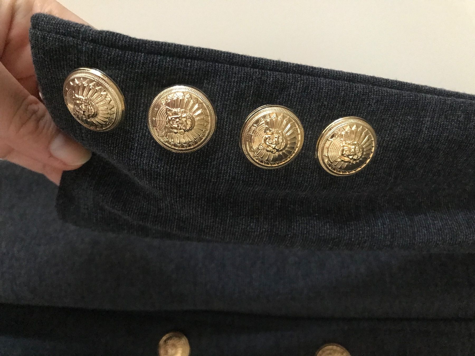 Vestiti: Robe grise à boutons dorés- bubbleroom – Nuovo (secondo la descrizione) da Grimisuat venduto da eliseba88 2