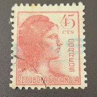 Spanien alte briefmarke