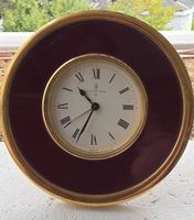 Horloge de table Looping dorée avec alarme bon état