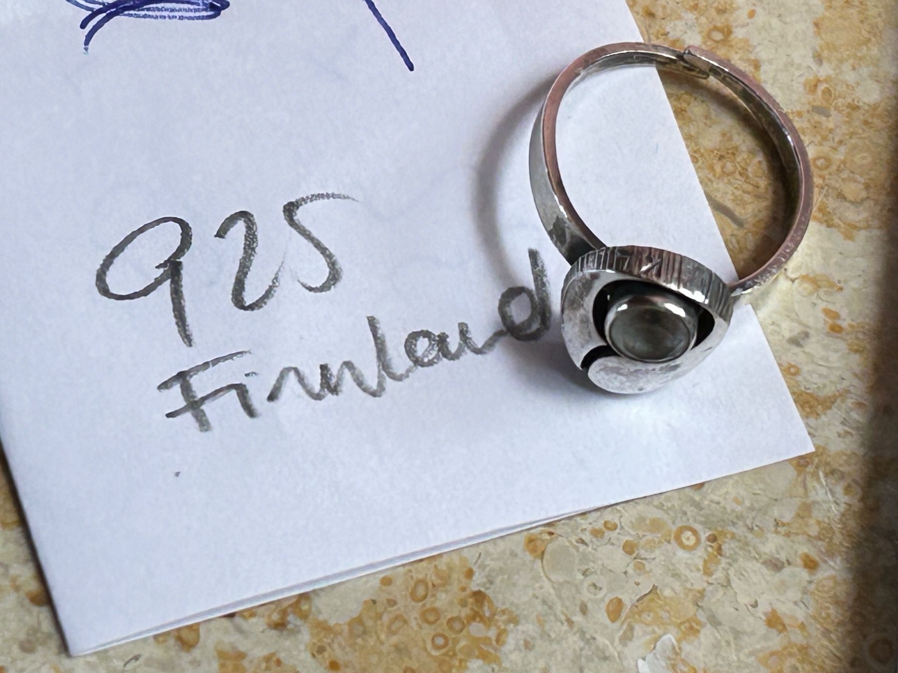 Ringe: Silberring Gr. 54 Vintage Finnland – Gebraucht aus Laufen von Bellavitaboom 8