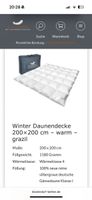 Klosterdorf Daunendecke /Duvet 200x200cm - Winterdecke, warm