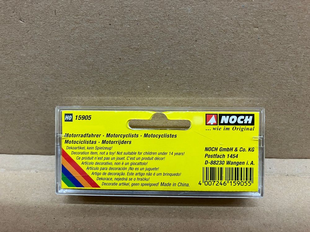 Noch Modelleisenbahnen: Noch H0 15905 Motorradfahrer, Massstab 1:87 – Neu (gemäss Beschreibung) aus Neuendorf von sitek071 2