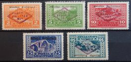 Albanien Kat. 90-94 * 1924 Kat. 40 Euro (Kat. 94 ist defekt