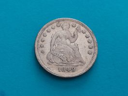 1/2 Dime 1849, USA