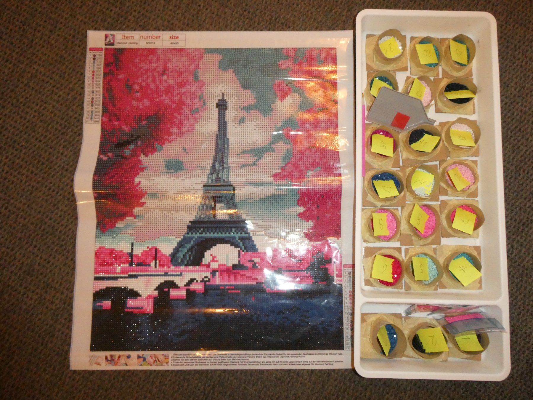 Kit bricolage: Diamond Painting Eifelturm – Usato da Mels venduto da KOSL