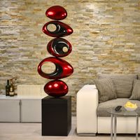 Design-Balance-Skulptur Rot, Neupreis CHF 1'470.-