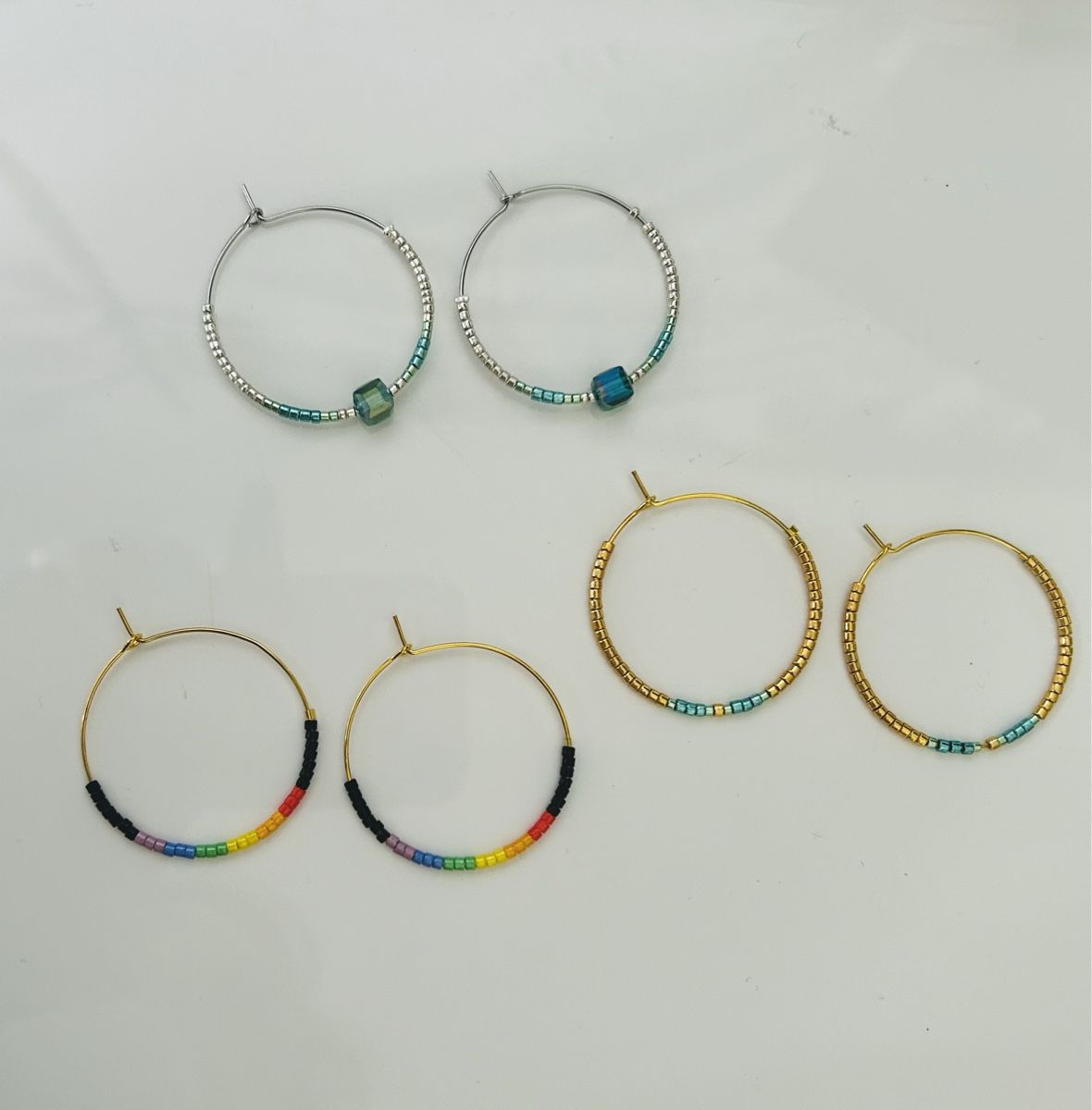 Orecchini pendenti & Orecchini a lobo: Boucles d’oreilles neuves, handmade – Nuovo e nell'imballaggio originale da Carouge GE venduto da Emilynette 9