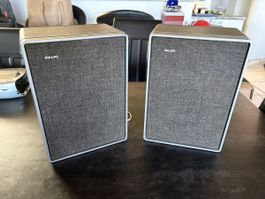 2 Enceintes Philips Vintage 22AH461 
