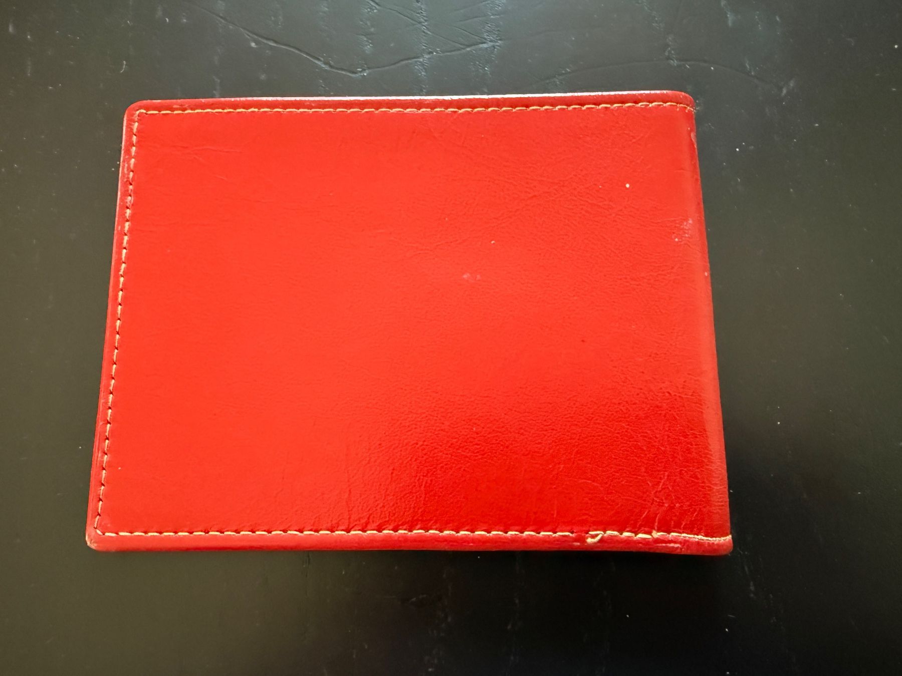 Portamonete: Rotes Portemonnaie mit goldigem Muster – Usato da Erstfeld venduto da Mario_boe0 3