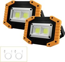 LED Baustrahler Akku, Campinglampe Tragbar