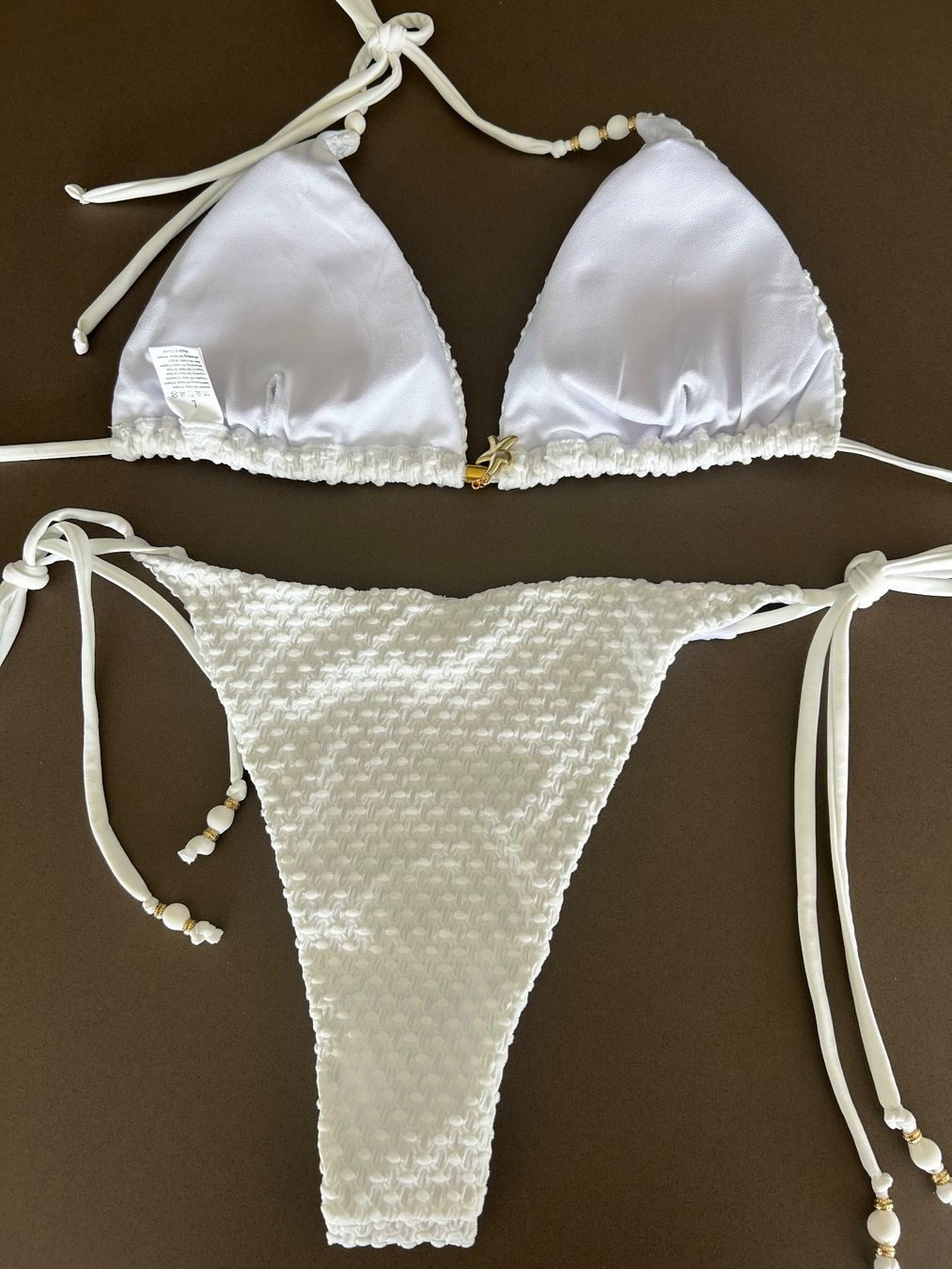 Costumi da bagno & Bikini: neues weisses Bikini – Nuovo (secondo la descrizione) da Kilchberg ZH venduto da Anie. 2