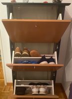 Meuble à chaussures bois 3 compartiments bon état