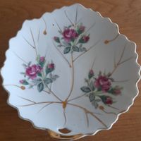 Porzellan Teller, Motiv Rose