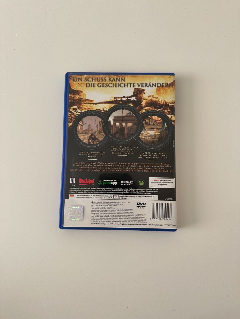 Sony Giochi: Sniper Elite, Sony Playstation 2, PS2 – Usato da Couvet venduto da nay_prh5 2