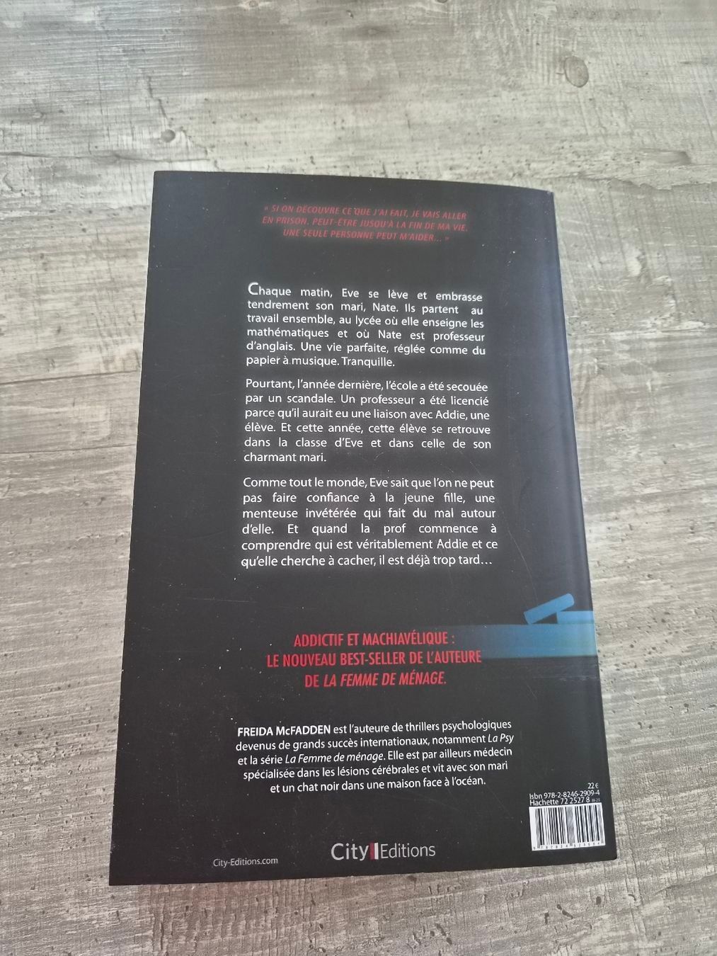 Libri: La prof : Freida Mcfadden – Nuovo (secondo la descrizione) da Loc venduto da amazine84 1