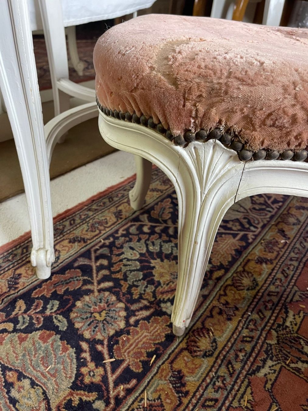 Schminktische: Coiffeuse style Louis XVI avec tabouret et table d'appoint – Gebraucht aus La Croix (Lutry) von Sporades 4