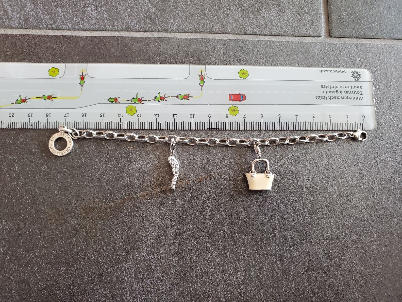 Thomas Sabo Bracciali & Braccialetti: Thomas Sabo Armkette 18 cm Silber – Nuovo (secondo la descrizione) da Schwarzsee venduto da dergli01 3