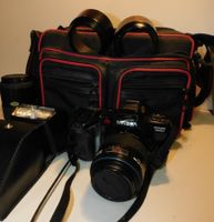 Minolta Dynax 7000i Fotoausrüstung m 2 Objektiven Extra