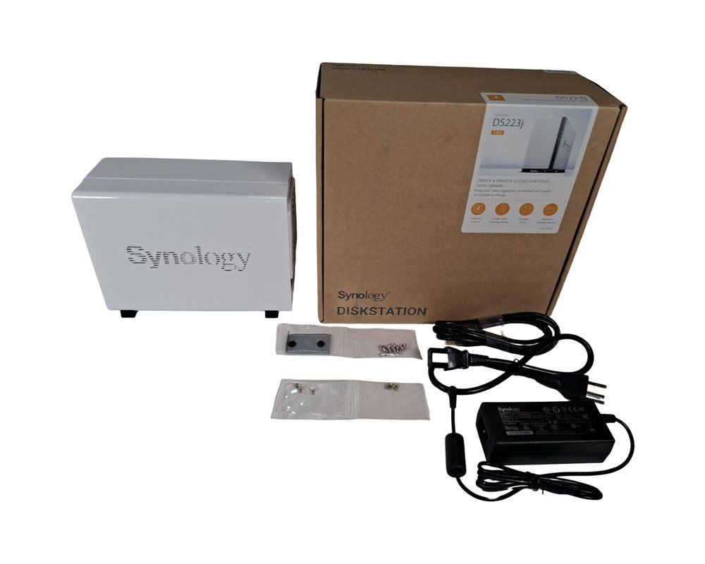Synology Server: SYNOLOGY Diskstation DS223j 0TB – Neu (gemäss Beschreibung) aus Wil SG von Restwert_Wil