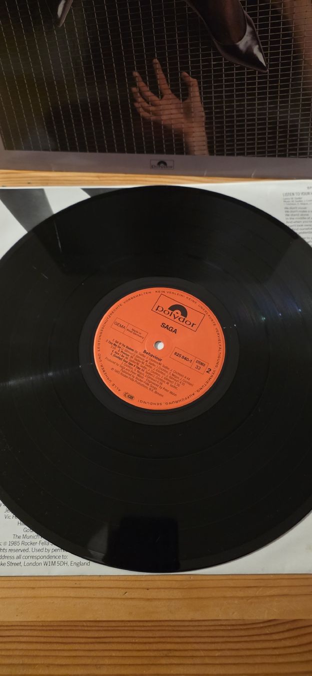 Dischi in vinile: Saga - Behaviour 1985 Vg,G – Usato da Yvonand venduto da RF-VINYL 3