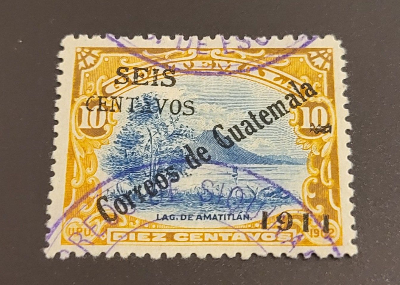 Tous les timbres: Guatemala 1911 alte briefmarke – D'occasion à St Gallen par Stampsalshobby