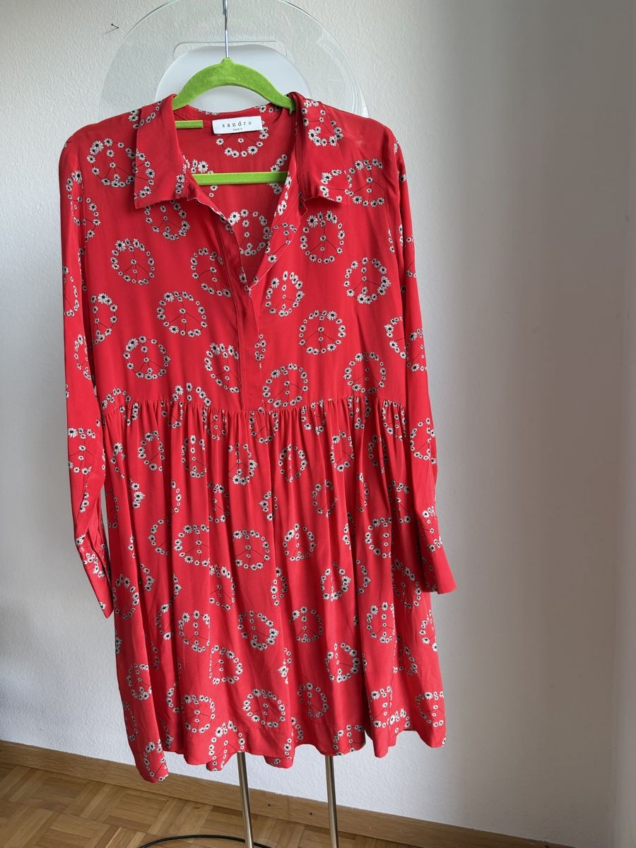 Sandro Vestiti: Robe en soie Sandro, taille 2 – Usato da Cressier FR venduto da Kvito4ka 8