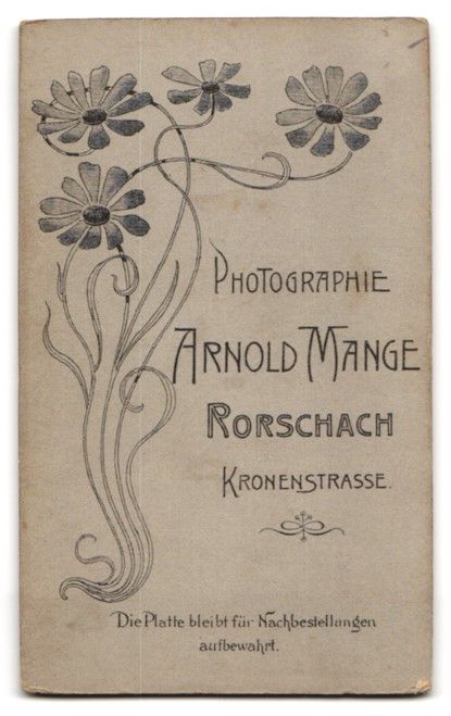 Fotografie &  Plakate: Fotografie Arnold Mange, Rorschach, Kron – Gebraucht aus Berlin von bartko-reher 1
