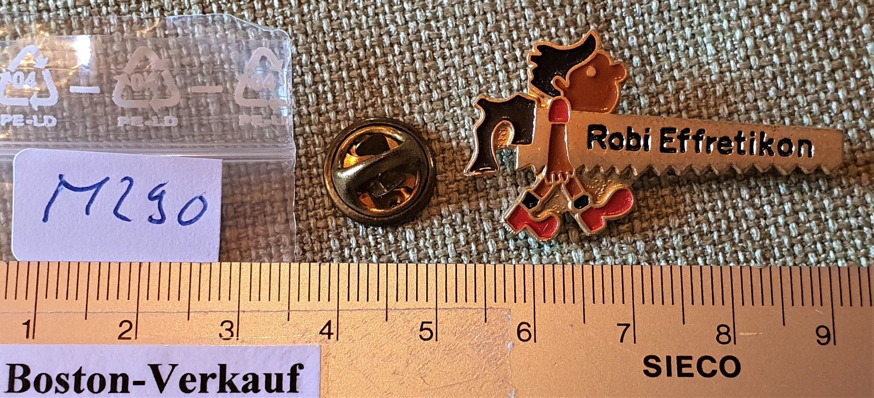 Placchette & Badge: M290 - Pin Robi Effretikon – Usato da Reinach BL venduto da Boston-Verkauf 1