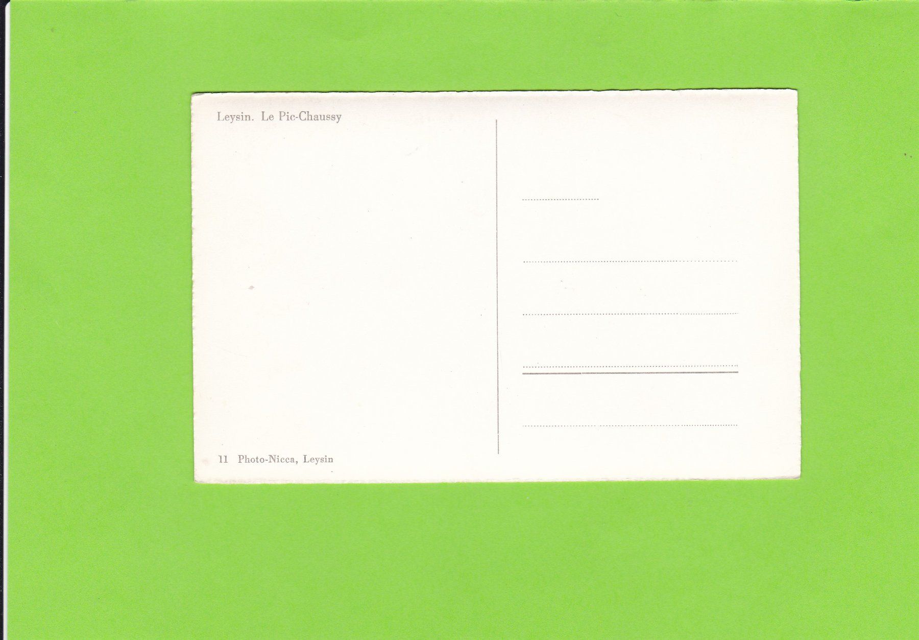 Cartoline postali: Leysin – Usato da St. Peterzell venduto da neckertal 1