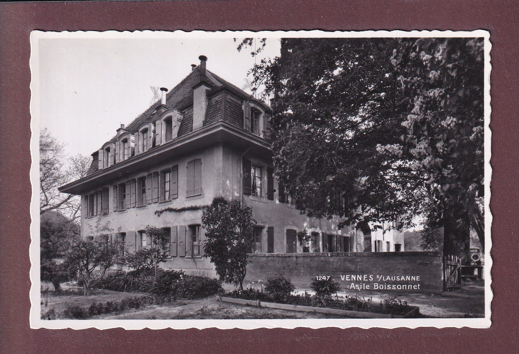 Cartes postales: LAUSANNE - Vennes - Asile Boissonnet – D'occasion à Pully par nicecards